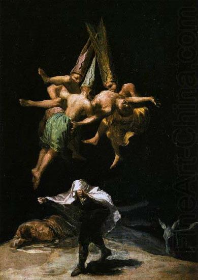 Witches in the Air, Francisco de goya y Lucientes